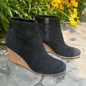 BP SIDE ZIP WEDGES SHOES